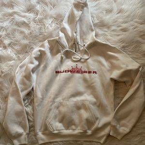 Budweiser White Hoodie